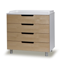 Commode à langer Classic - Bouleau